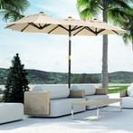 SCHNEIDER Parasol Salerno naturel 300x150, Tuin en Terras, Parasols, Ophalen of Verzenden, Zo goed als nieuw