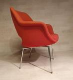 vintage design fauteuil kuipstoel, Ophalen, Gebruikt, Minder dan 75 cm, Metaal