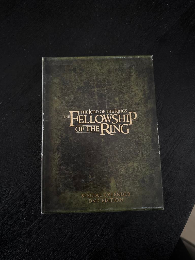 Lord of the Rings: Fellowship - Extended DVD, Verzamelen, Lord of the Rings, Ophalen of Verzenden, Zo goed als nieuw, Boek of Poster