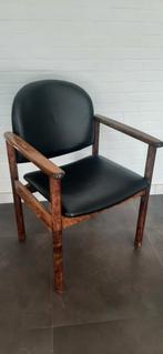 Vintage design stoel eetkamerstoel Thereca, Huis en Inrichting, Stoelen, Ophalen, Gebruikt, Zwart, Eén