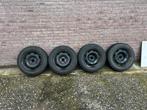 Peugeot 208 Winterbanden met stalen velgen 185/65R15, Gebruikt, 15 inch, Banden en Velgen, Personenwagen
