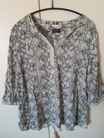 Blouse Via Appia Due mt 46, snakes print in legergroen-roze, Blouse of Tuniek, Ophalen of Verzenden, Zo goed als nieuw, Via Appia Due