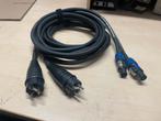 Schuko - Powercon kabels 5m Titanex en Neutrik, Ophalen of Verzenden, Zo goed als nieuw, Apparatuur