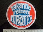sticker eurotex vakantie reizen logo, Verzenden, Zo goed als nieuw, Bedrijf of Vereniging
