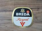 Breda Royal sticker 20 cm en Breda Royal sticker 14,5 cm, Verzamelen, Ophalen of Verzenden, Nieuw, Merk