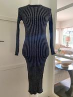 Glitter jurk maat S - M superstretch zwart - grijs, Zwart, Ophalen of Verzenden, Zo goed als nieuw, Maat 36 (S)