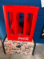 Coca cola kist krat rood grote flessen decoratie  reclame, Verzamelen, Ophalen of Verzenden