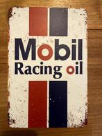 Mobil Racing Oil metalen reclamebord / wandbord (Old Look), Ophalen of Verzenden, Nieuw, Auto's