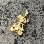 14 karaat gouden hanger beer model nieuw, Ophalen of Verzenden, Zo goed als nieuw, Goud, Kruis of Symbool