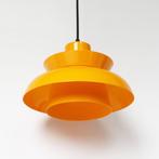 Vintage gele hanglamp Deens design retro, Vintage retro midcentury deens design, Onbekend, Ophalen of Verzenden, Zo goed als nieuw