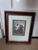 3D schilderijtje Hummel 30 cm x 25 cm, Ophalen of Verzenden, Minder dan 50 cm, Schilderij, Minder dan 50 cm