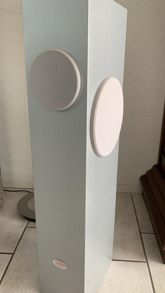 Unieke set Hepta speakers (5.0 home cinema opstelling), Audio, Tv en Foto, Luidsprekers, Gebruikt, Surroundset zonder subwoofer
