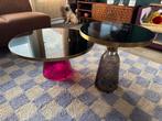 Smaqq interieur salontafels, Ophalen, Zo goed als nieuw, Rond, Glas