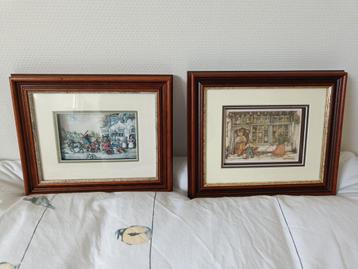 2 stuks Anton Pieck schilderijen 3D beschikbaar voor biedingen