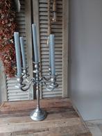 Prachtige 5 arms kandelaar met kaarsen, Huis en Inrichting, Woonaccessoires | Kandelaars en Kaarsen, 25 tot 50 cm, Ophalen of Verzenden