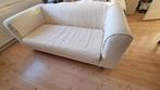 2 persoons creme bankje met afneembare hoes, Huis en Inrichting, Ophalen, Gebruikt, 150 tot 200 cm, Tweepersoons