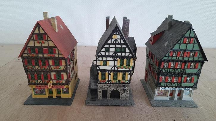 KIBRI H0 VAKWERKHUIZEN, Hobby en Vrije tijd, Modeltreinen | H0, Zo goed als nieuw, Brug, Tunnel of Gebouw, Gelijkstroom of Wisselstroom