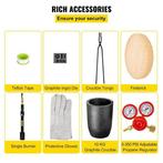 Propaan Smelt oven 2/4/5/6/10Kg, Niet ingevuld, Niet ingevuld, Nieuw, Niet ingevuld