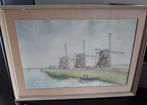 Schilderij C. Langbroek - gesigneerd, Ophalen of Verzenden