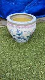 Chinese overpot, Ophalen, Rond, Aardewerk, Minder dan 40 cm