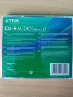 TDK CD-R AUDIO 80MIN. * Geschikt Voor Audio CD Recorders!! *, Ophalen of Verzenden, Nieuw, Cd, TDK