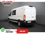 Ford Transit 2.0 TDCI 130 pk L3H2 DC Dubbel Cabine 7 Pers/ R, Voorwielaandrijving, 4 cilinders, Wit, Origineel Nederlands