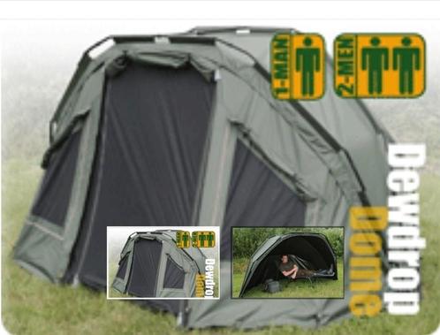 Strategy Dewdrop 1 man dome, Watersport en Boten, Hengelsport | Karpervissen, Zo goed als nieuw, Overige typen, Ophalen of Verzenden