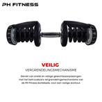 PH Fitness Verstelbare Dumbbells Set 40KG - Smart Dumbbells, Dumbbell, PH Fitness, Nieuw, Ophalen of Verzenden