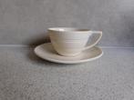 Kop en schotel Crème Jasper Conran Wedgwood, Huis en Inrichting, Keuken | Servies, Ophalen of Verzenden, Zo goed als nieuw, Wedgwood