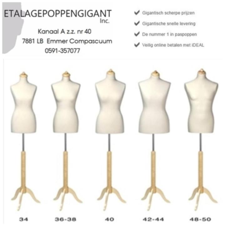 Paspop, Buste, Paspoppen Nieuw div. Maten Purschuim Compleet, Kleding | Dames, Trouwkleding en Trouwaccessoires, Nieuw, Trouwjurk