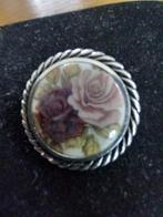 rozen sjaalklem zilverkleurig, Sieraden, Tassen en Uiterlijk, Antieke sieraden, Ophalen of Verzenden, Overige materialen, Overige typen