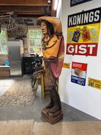 Grote Houten Indiaan - 200cm+, Antiek en Kunst, Ophalen