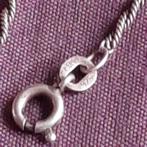 Zilveren Halsketting Fijn Gevlochten, Verzenden, Gebruikt, Zilver, Zilver