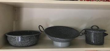 wolkjes emaille beschikbaar voor biedingen