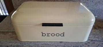 Vintage metalen broodtrommel - brooddoos beschikbaar voor biedingen