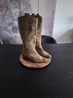 Leren laarzen van Mexx maat 38, Ophalen of Verzenden, Zo goed als nieuw, Groen, Hoge laarzen