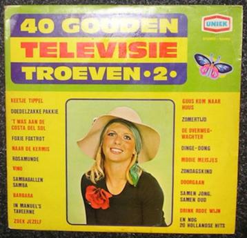 40 Gouden Televisie Troeven 2 Div. Artiesten LP1589 beschikbaar voor biedingen
