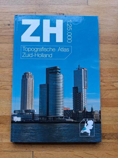 Topografische Atlas zuid-Holland plattegronden kaarten, Boeken, Atlassen en Landkaarten, Zo goed als nieuw, Landkaart, Nederland
