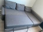 Hoekslaapbank met opberger, Skiftebo donkergrijs, Huis en Inrichting, Ophalen of Verzenden