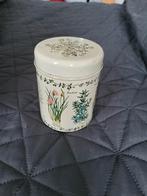 Vintage wit blik bloemen, Verzamelen, Blikken, Ophalen of Verzenden, Zo goed als nieuw, Overige
