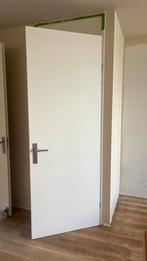 Witte binnendeur, Ophalen, 80 tot 100 cm, Binnendeur, Zo goed als nieuw