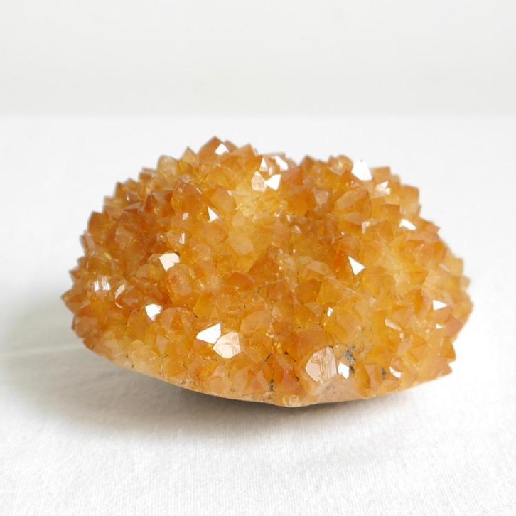 Gebrande amethist cluster, Verzamelen, Mineralen en Fossielen, Mineraal, Ophalen of Verzenden