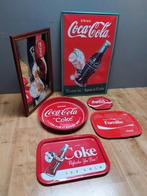 Coca-Cola Collectie (Vintage) Reclamebord, Spiegel, Dienblad, Ophalen of Verzenden, Zo goed als nieuw, Reclamebord