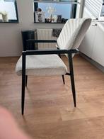 Eetkamerstoelen Bouclée, Huis en Inrichting, Stoelen, Ophalen, Wit, Zo goed als nieuw, Stof