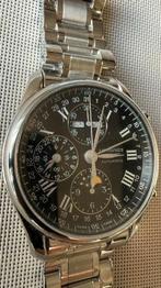 Longines Master Collection Chrono Moonphase, Overige merken, Staal, Gebruikt, Staal