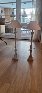 Set van twee vintage tafellampen, Ophalen, Hout, Gebruikt, Vintage