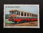 Burkina Faso - trein - locomotief - 100F, Postzegels en Munten, Postzegels | Thematische zegels, Treinen, Ophalen, Gestempeld