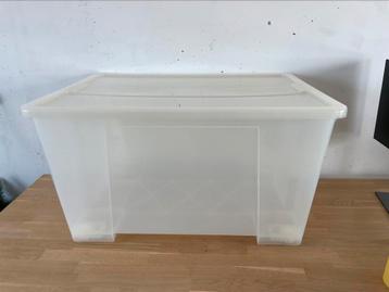 Transparante stevig opbergbak (IKEA) beschikbaar voor biedingen
