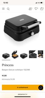 Princess Belgian Deluxe wafelijzer, Witgoed en Apparatuur, Wafelijzers, Ophalen of Verzenden, Zo goed als nieuw