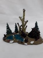 Lemax 03341 landscape accent mother bear and cubs jaar 2000., Diversen, Kerst, Ophalen of Verzenden, Zo goed als nieuw